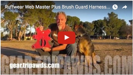 Ruffwear Web Master Plus Brush Guard Harness Review Video