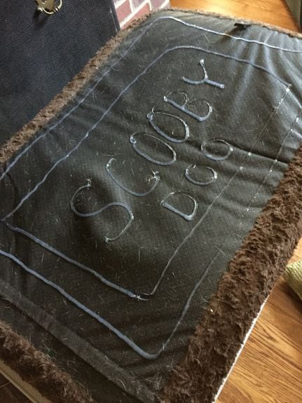 DIY tripawd traction rug