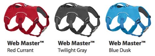 ruffwear web master harness colors