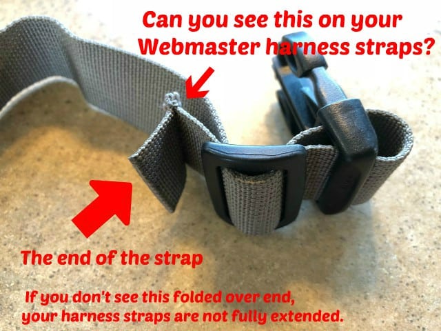 Lengthen Webmaster Harness Strap