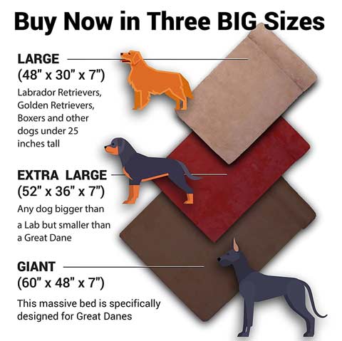 Big Barker Orthopedic Dog Bed Best Comfort for Three legged Dogs