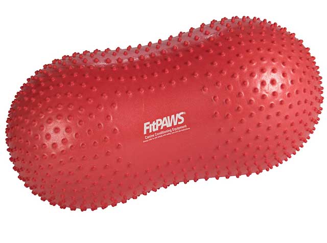 FitPAWS Gleichgewichtstrainer für Haustiere Trax Peanut 50 cm Rot