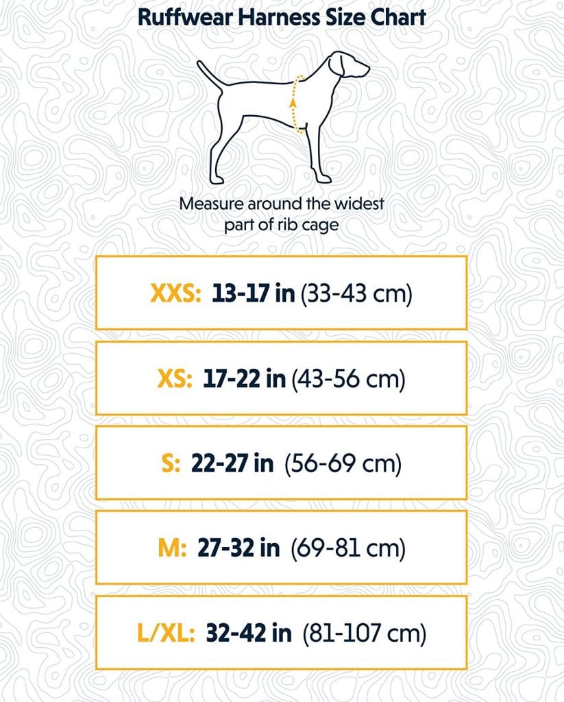 ruffwear harness sizing