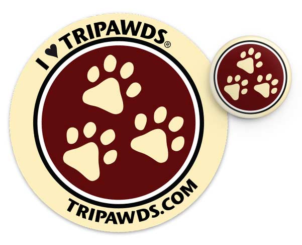 Tripawds Sticker Button