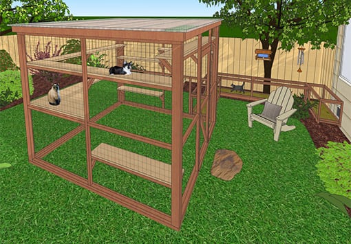 DIY Catio Plans for Tripawds