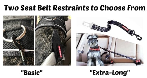 dog seat belt restraint