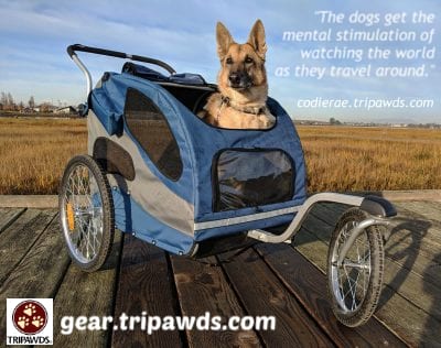 three legged dog walk stroller