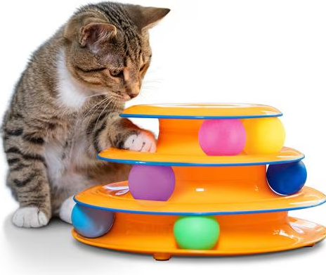 Catstages Tower of Tracks Interactive Cat Toy