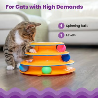 Catstages Tower of Tracks Interactive Cat Toy