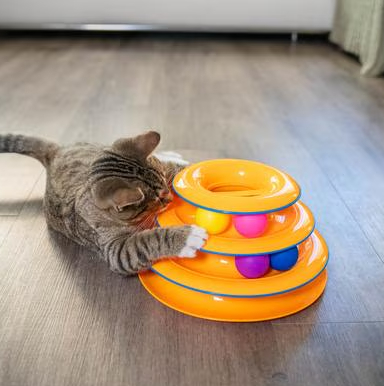 Catstages Tower of Tracks Interactive Cat Toy