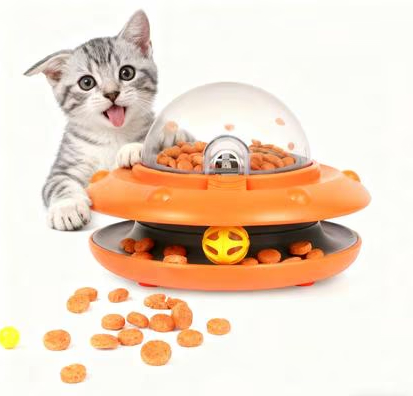 Cozypal 2 in 1 Cat Interactive Toy & Slow Feeder,