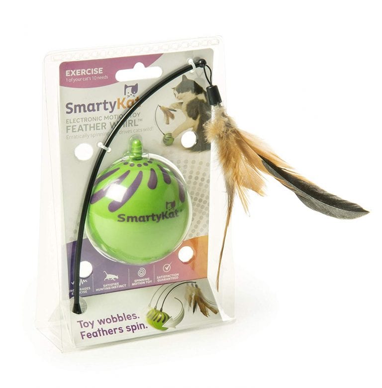 feather whirl cat toy