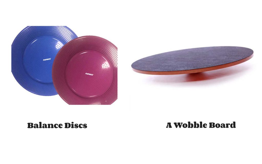 Balance Disc versus Wobble Board