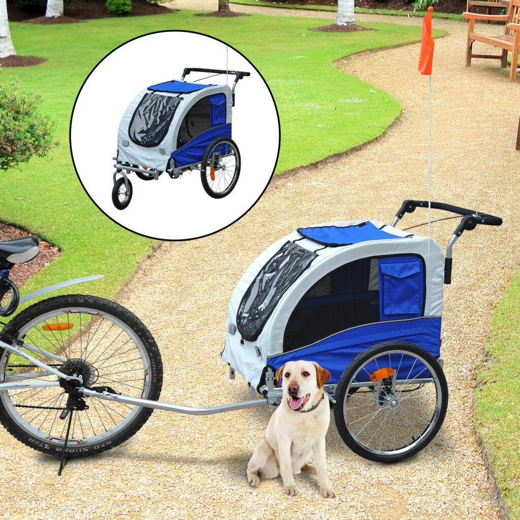 Solvit HoundAbout Bike Trailer for Dogs - bicycle parts - by owner