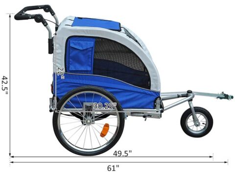 dog stroller bike trailer
