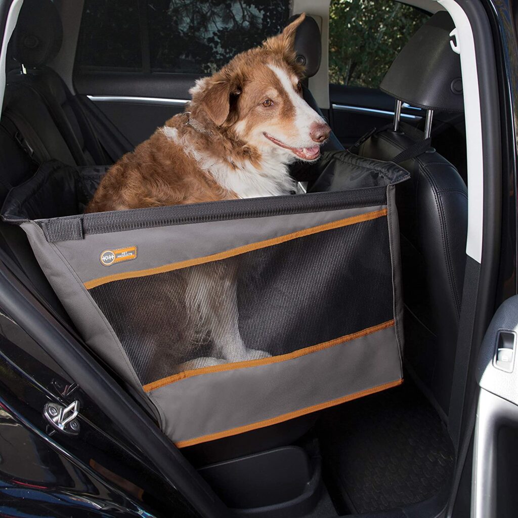 small Tripawd dog car hammock