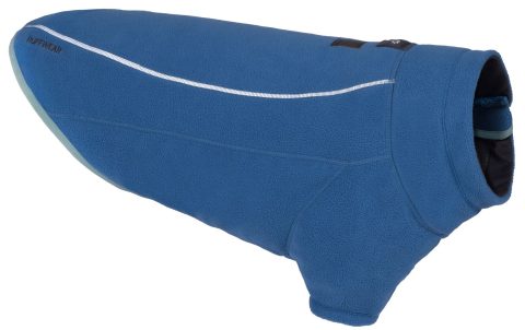 Blue Jay Color Right Ruffwear Climate Changer Sweater for Tripawd Dogs
