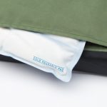 Recovery mattress cover with hot cold pack pocket for self-inflating Komfy K9 Tripawd dog bed