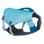 Ruffwear Confluence Life Vest Biolumin Blue design for four and three legged dogs