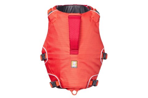 Ruffwear Confluence Life Vest Tangelo Orange design for four and three legged dogs